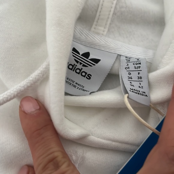 Adidas Cropped Hoodie NWT S - Picture 4 of 4